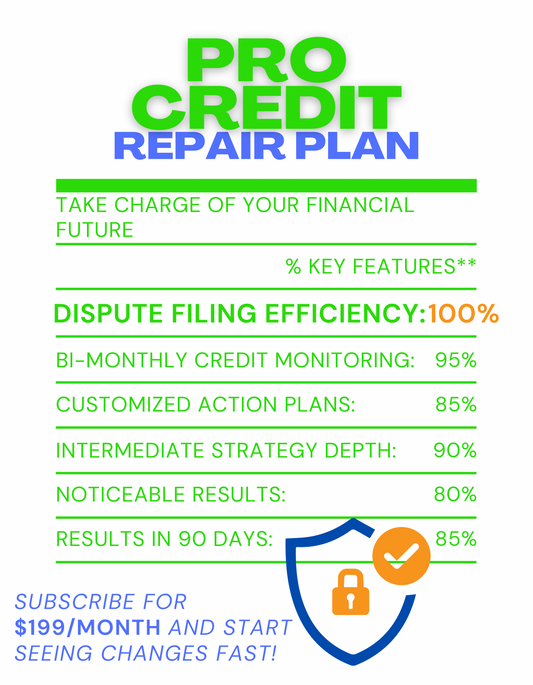 Pro Credit Repair Plan